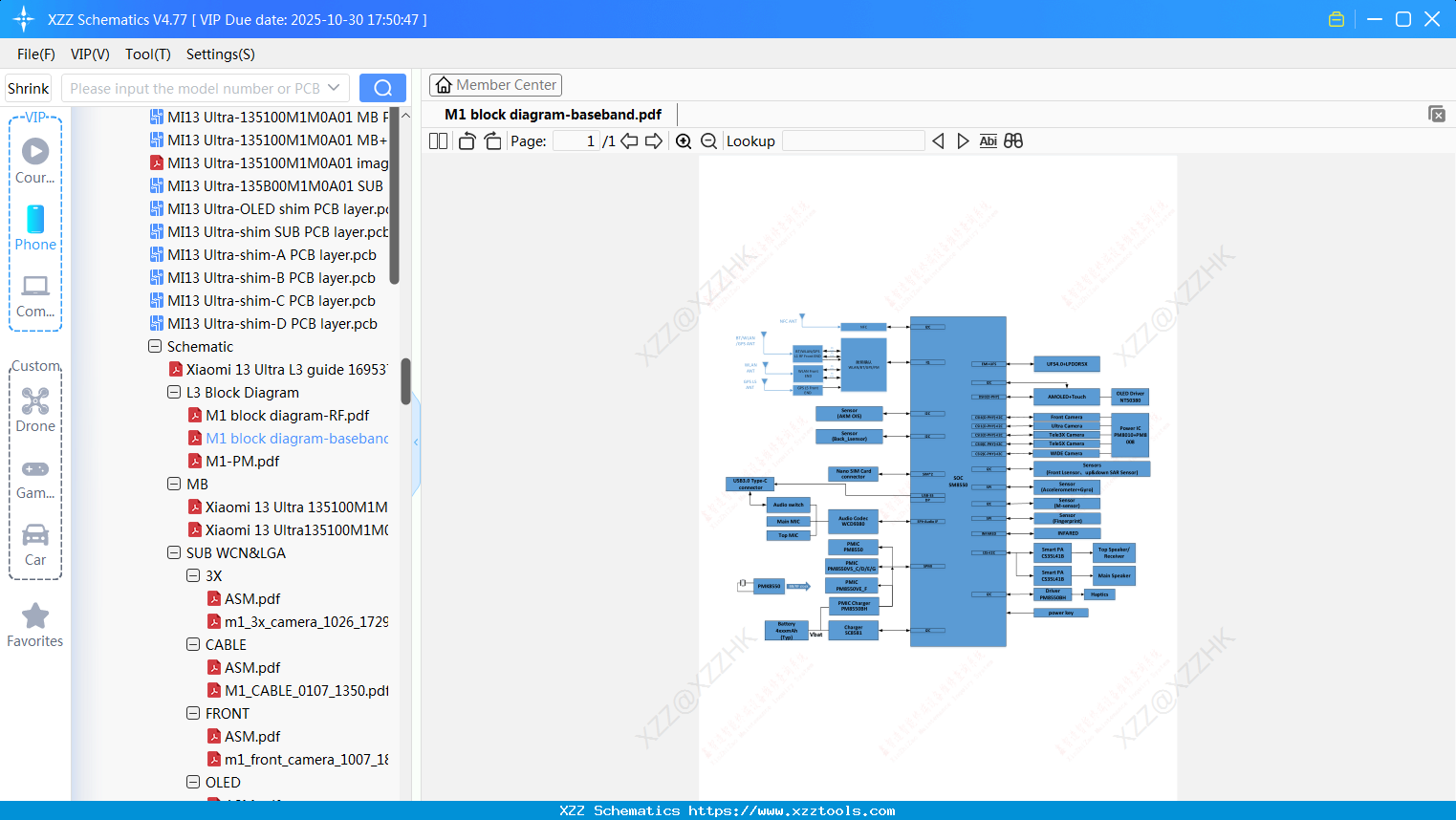 Xiaomi M1 Block Diagram-baseband